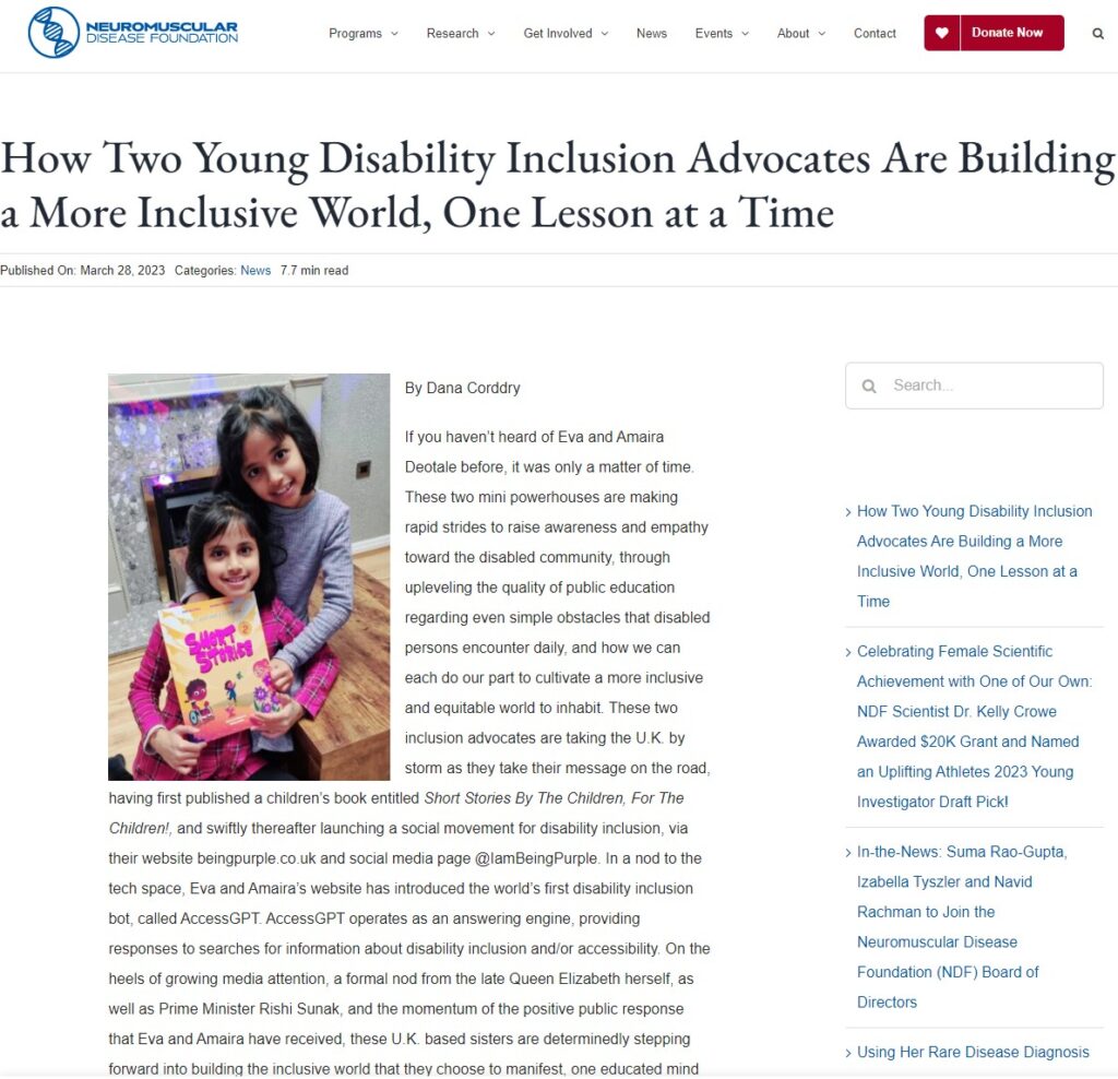 How Two Young Disability Inclusion Advocates Are Building a More Inclusive World, One Lesson at a Time